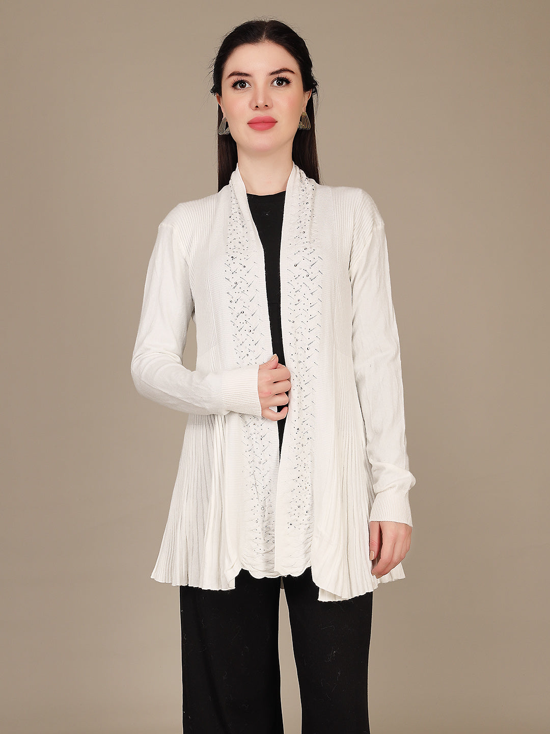 Elegant Drape Shrug