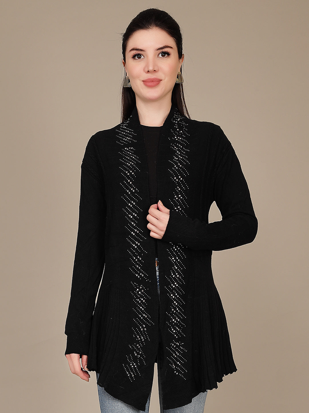 Elegant Drape Shrug
