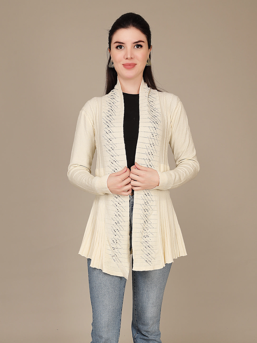 Elegant Drape Shrug