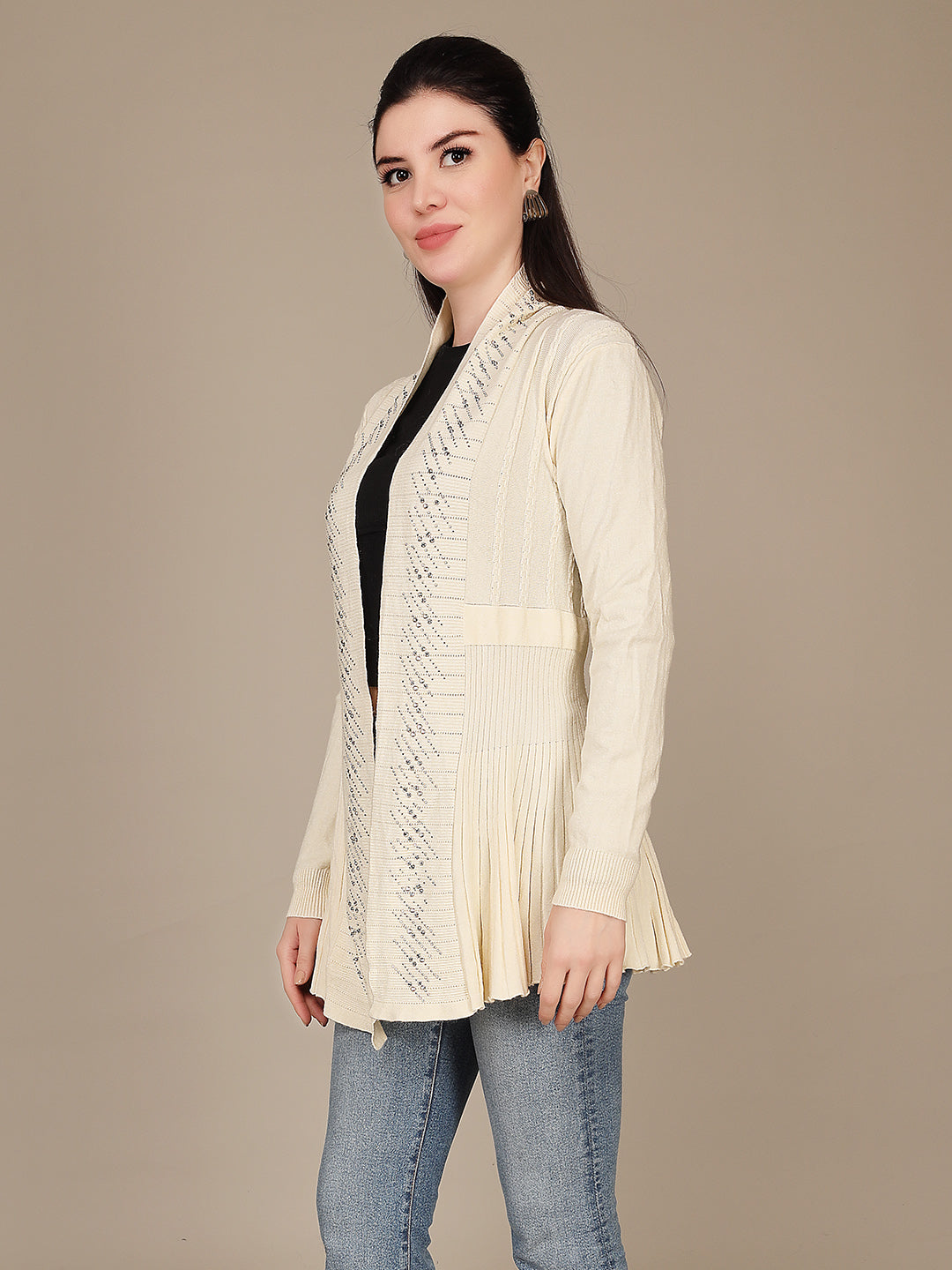 Elegant Drape Shrug