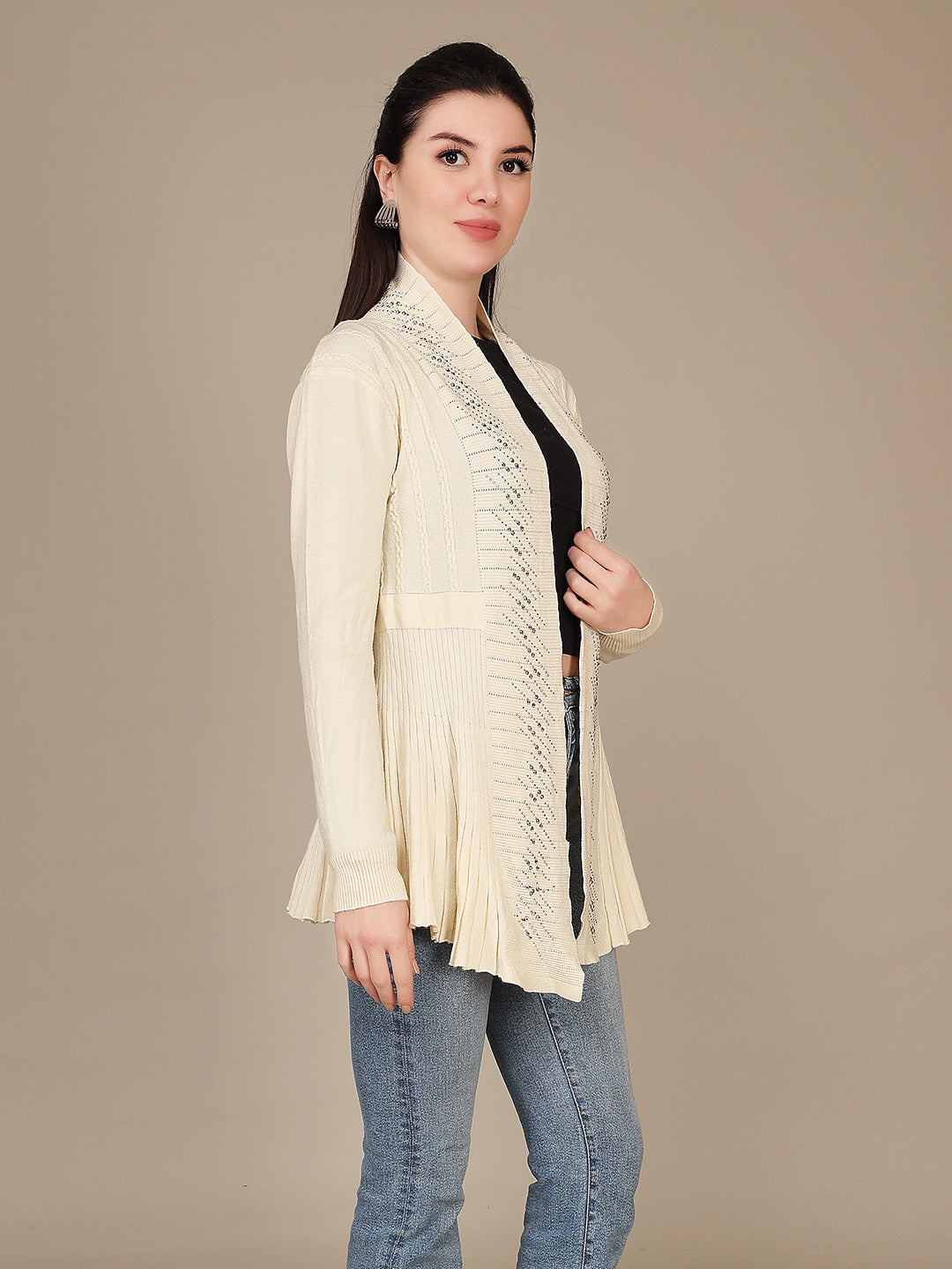 Elegant Drape Shrug