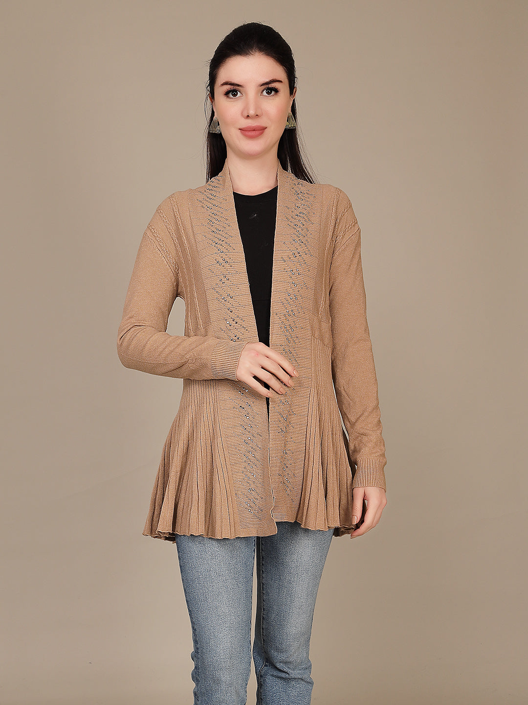 Elegant Drape Shrug