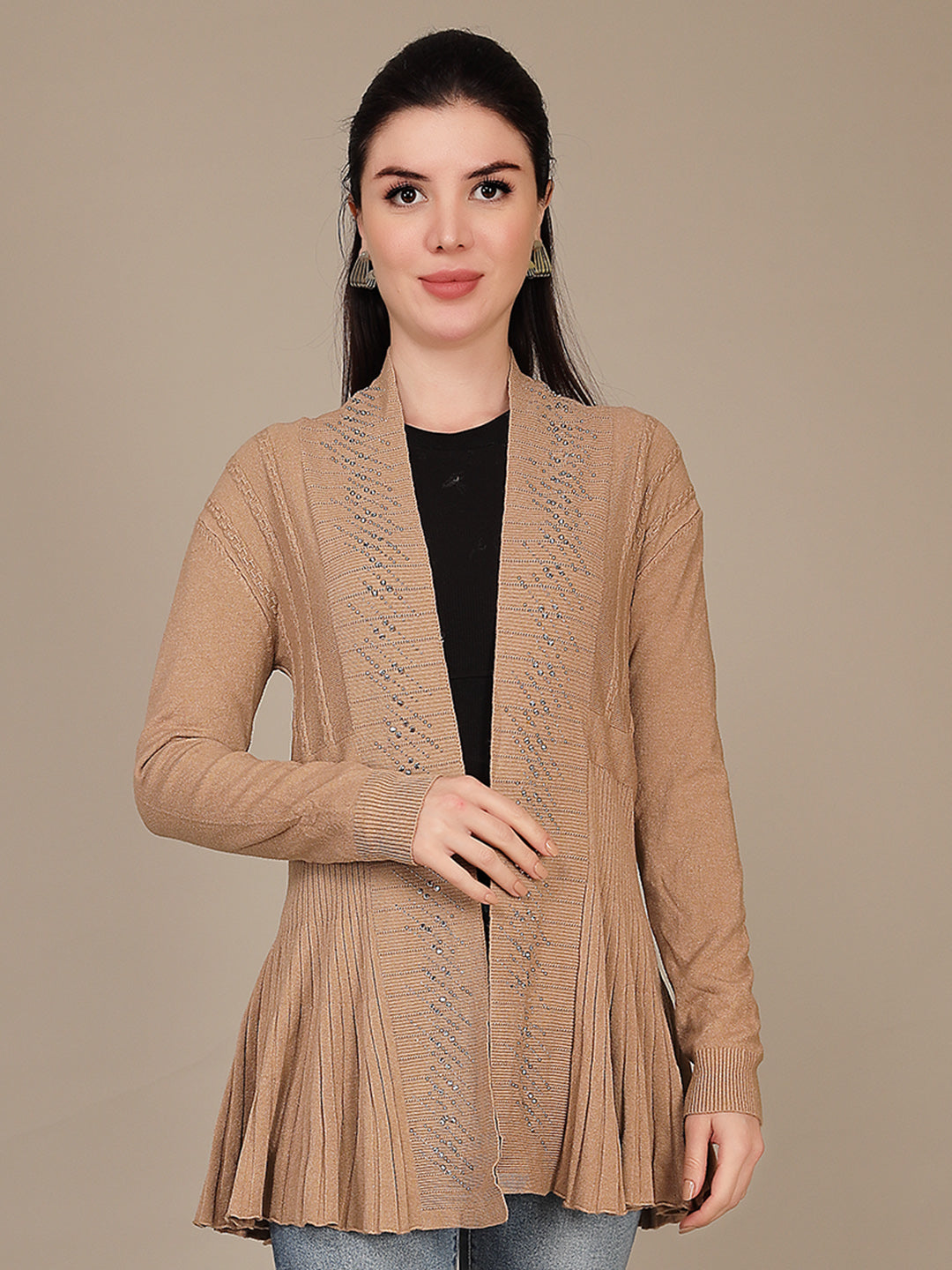 Elegant Drape Shrug