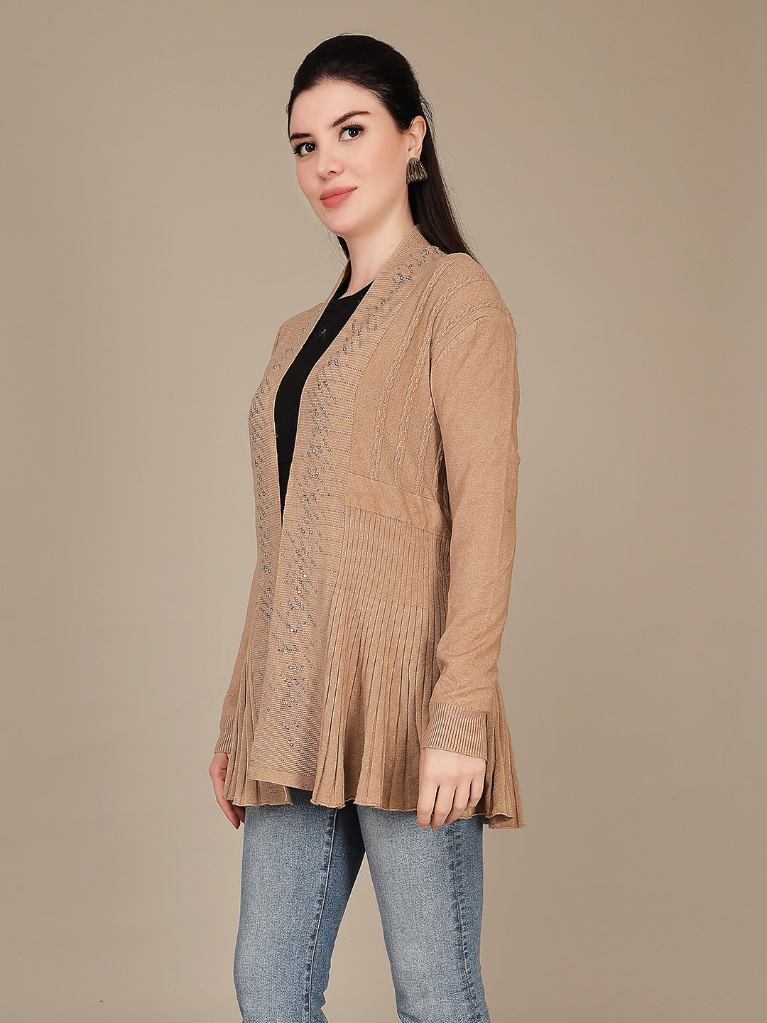 Elegant Drape Shrug