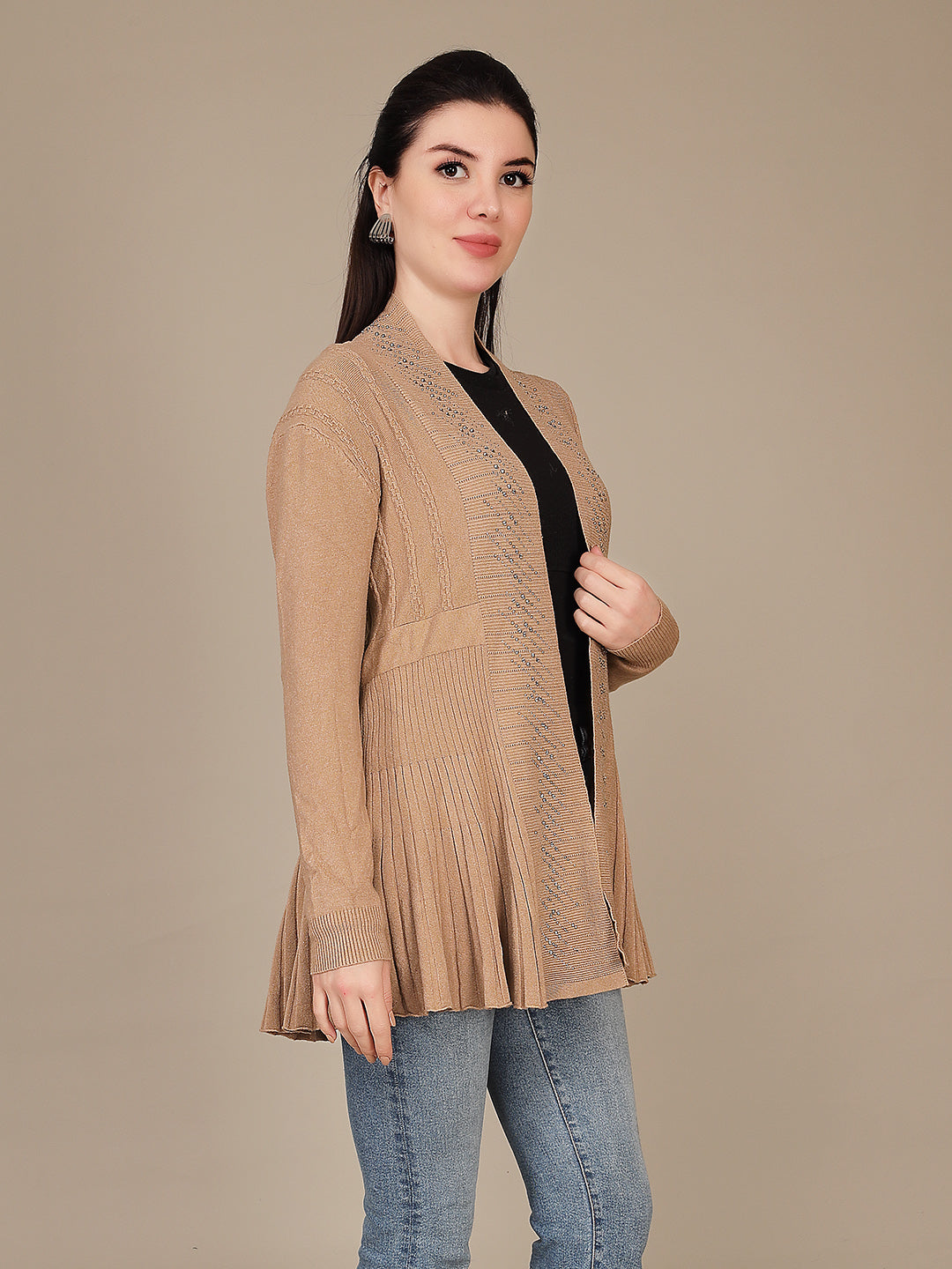 Elegant Drape Shrug