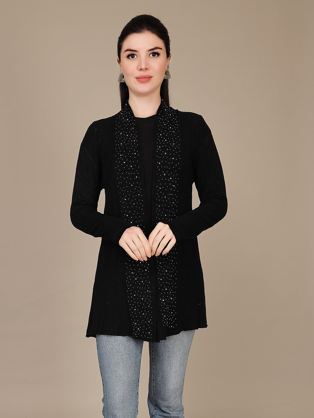 Elegant Drape Shrug