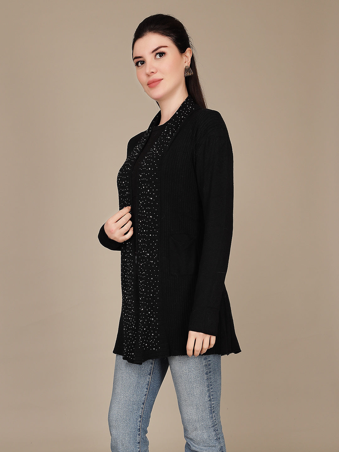 Elegant Drape Shrug