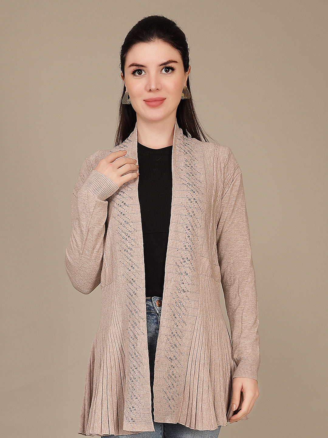 Elegant Drape Shrug