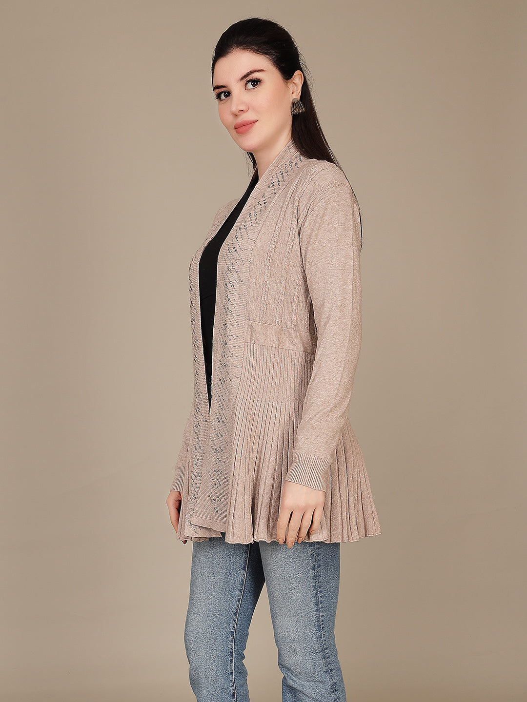 Elegant Drape Shrug