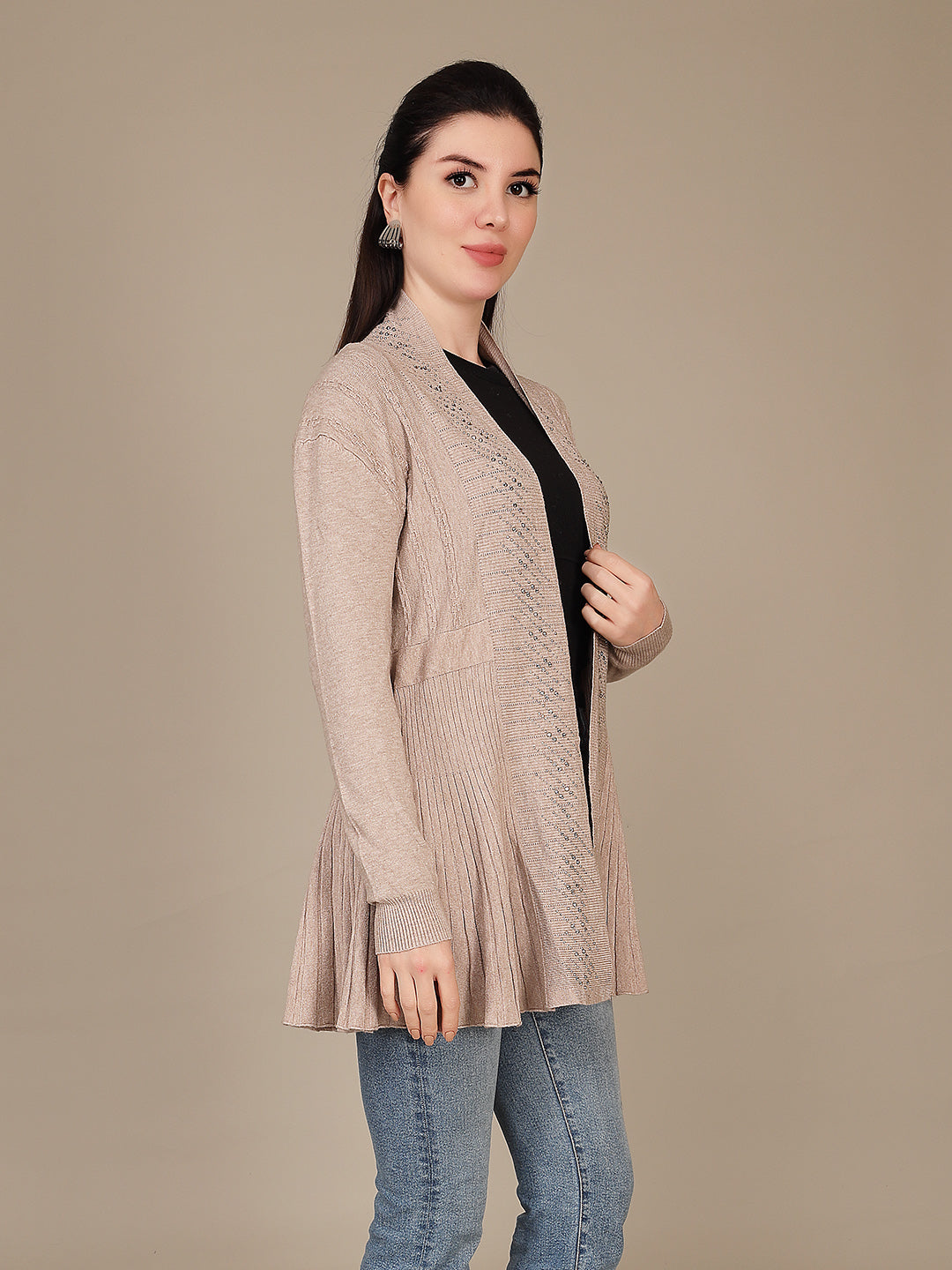 Elegant Drape Shrug