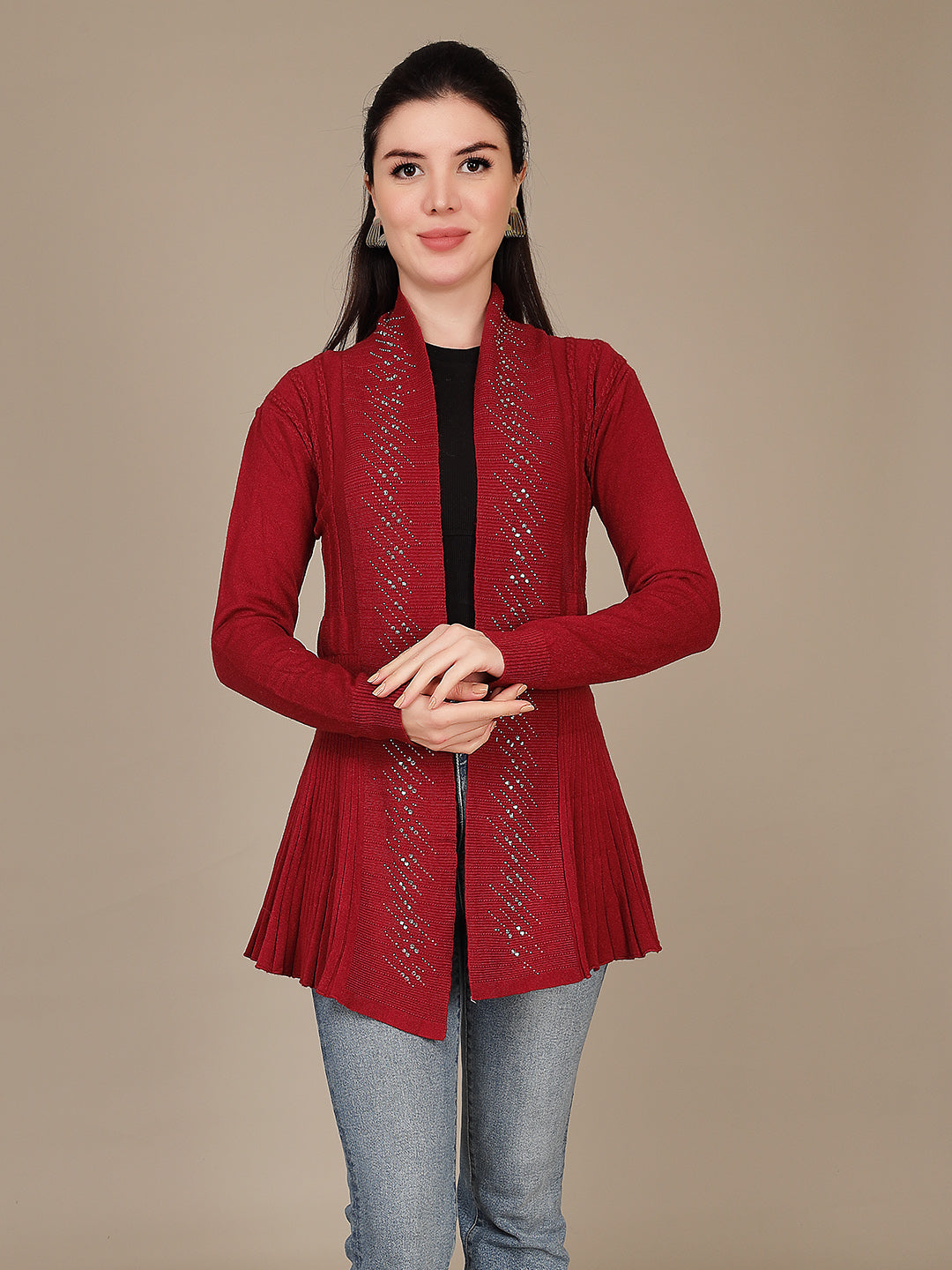 Elegant Drape Shrug