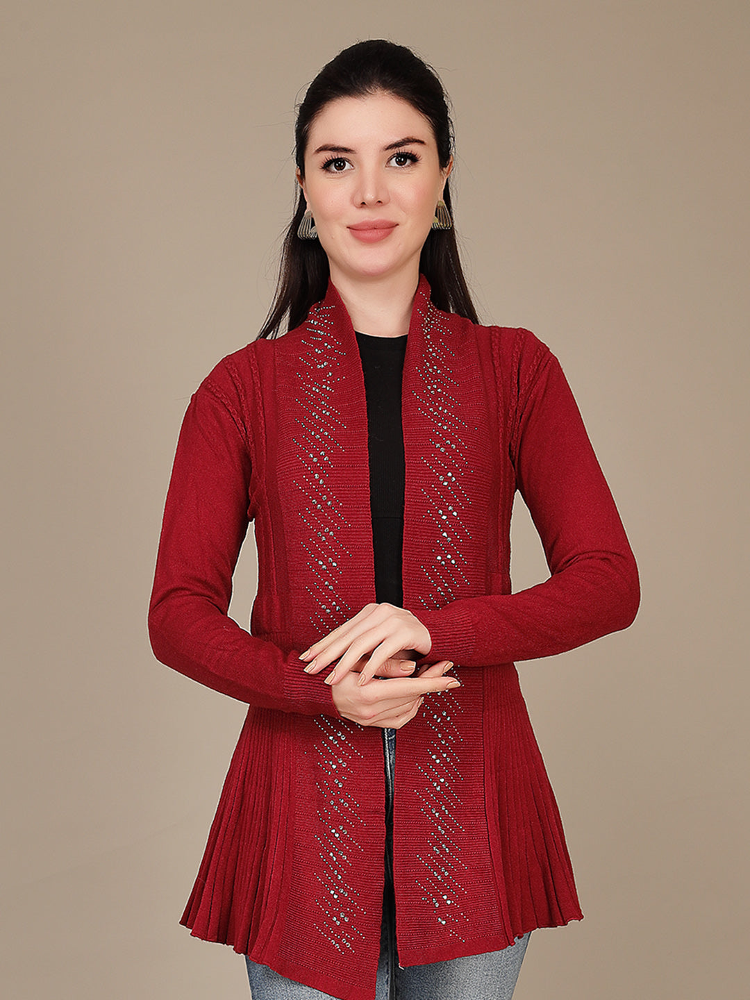 Elegant Drape Shrug
