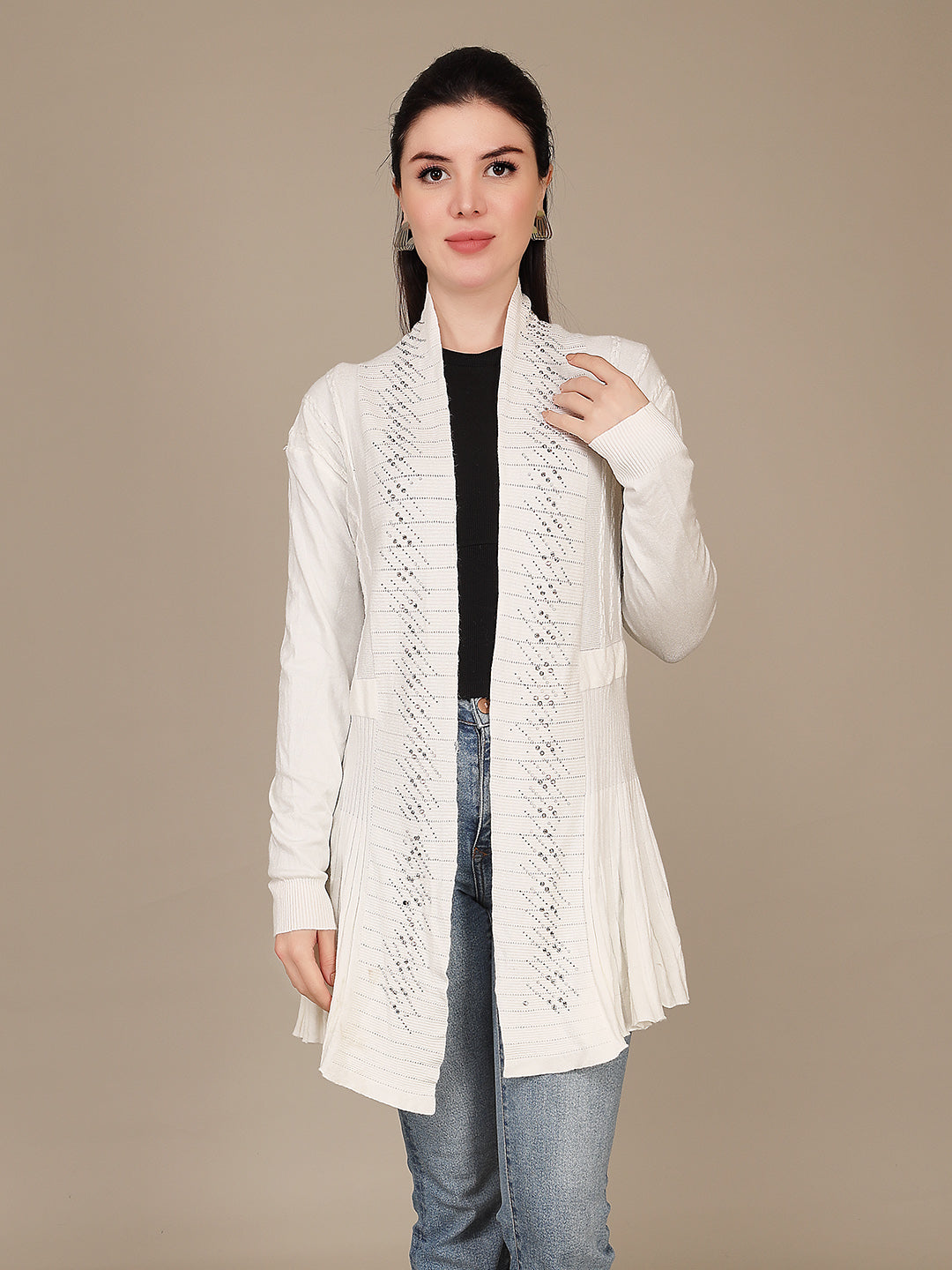 Elegant Drape Shrug