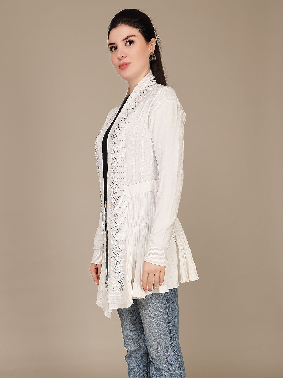 Elegant Drape Shrug