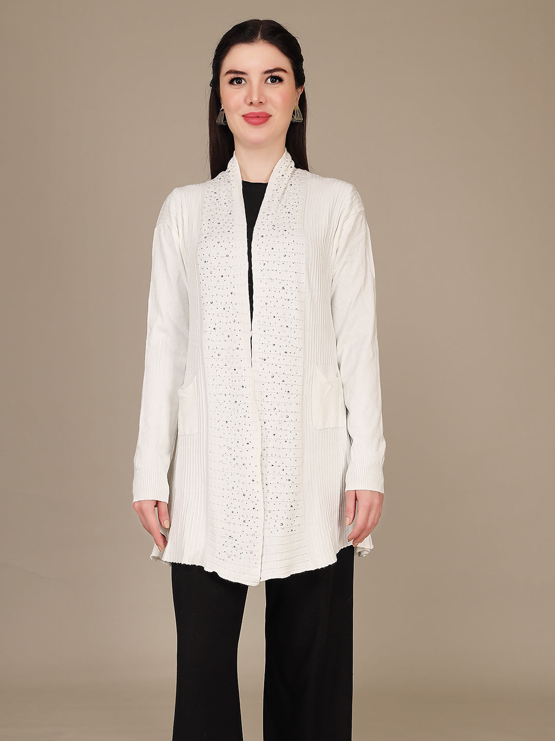 Elegant Drape Shrug