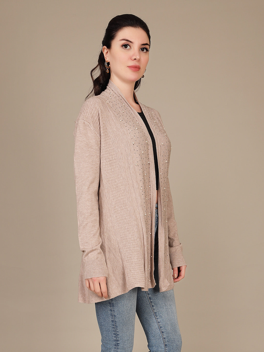 Elegant Drape Shrug