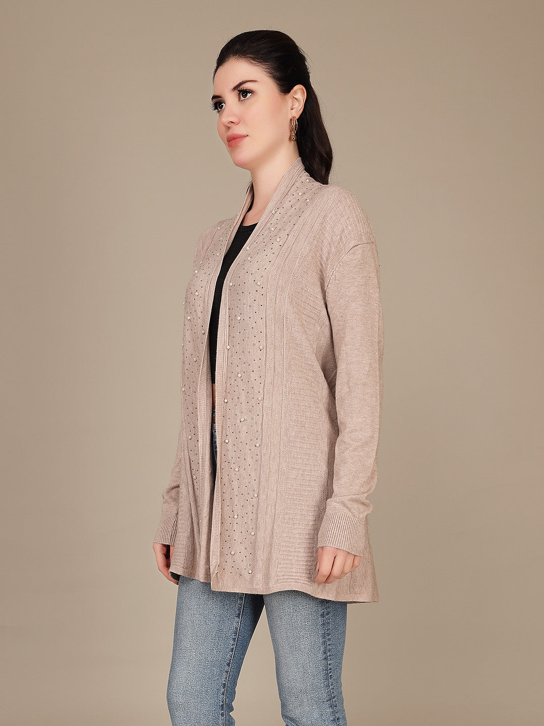 Elegant Drape Shrug