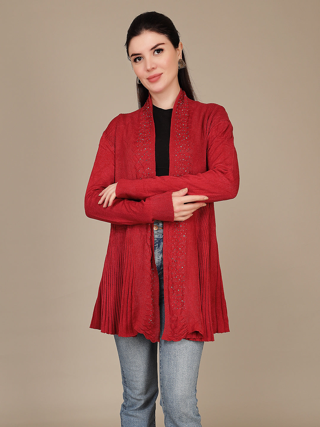 Elegant Drape Shrug