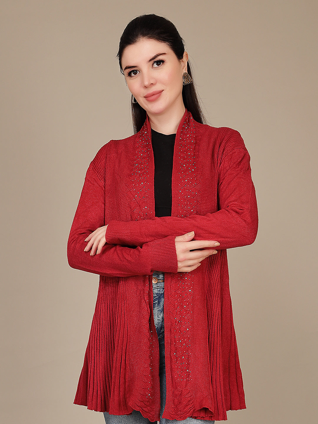 Elegant Drape Shrug