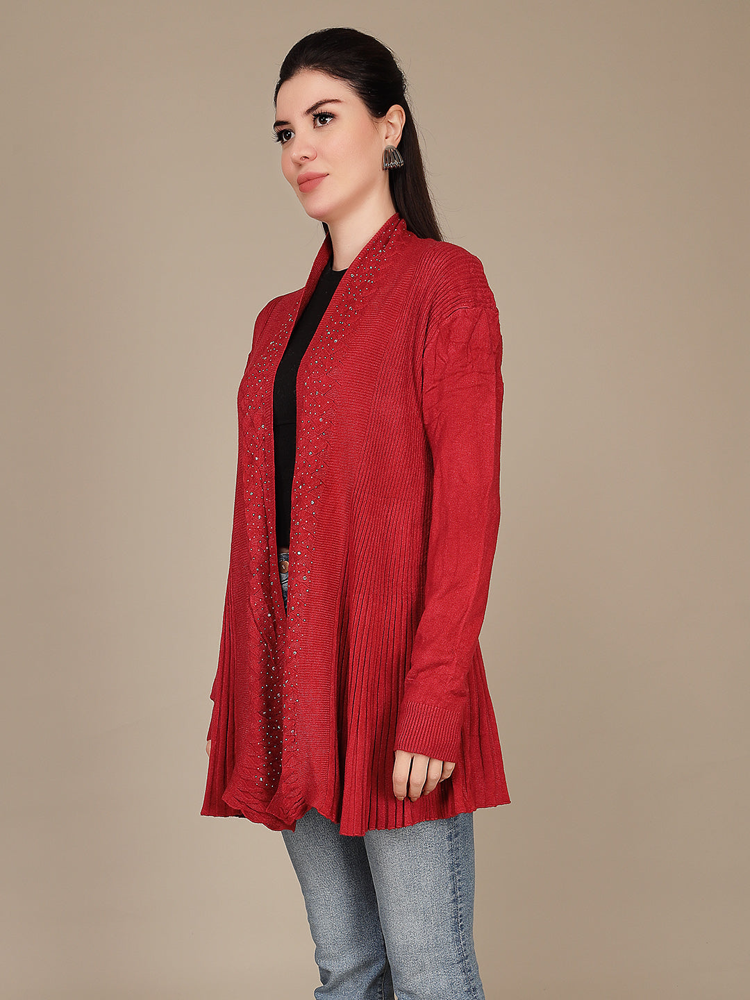 Elegant Drape Shrug