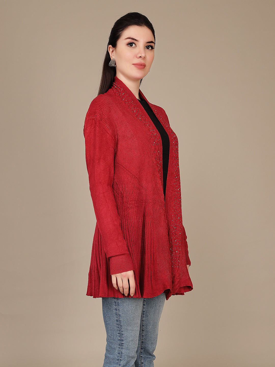 Elegant Drape Shrug