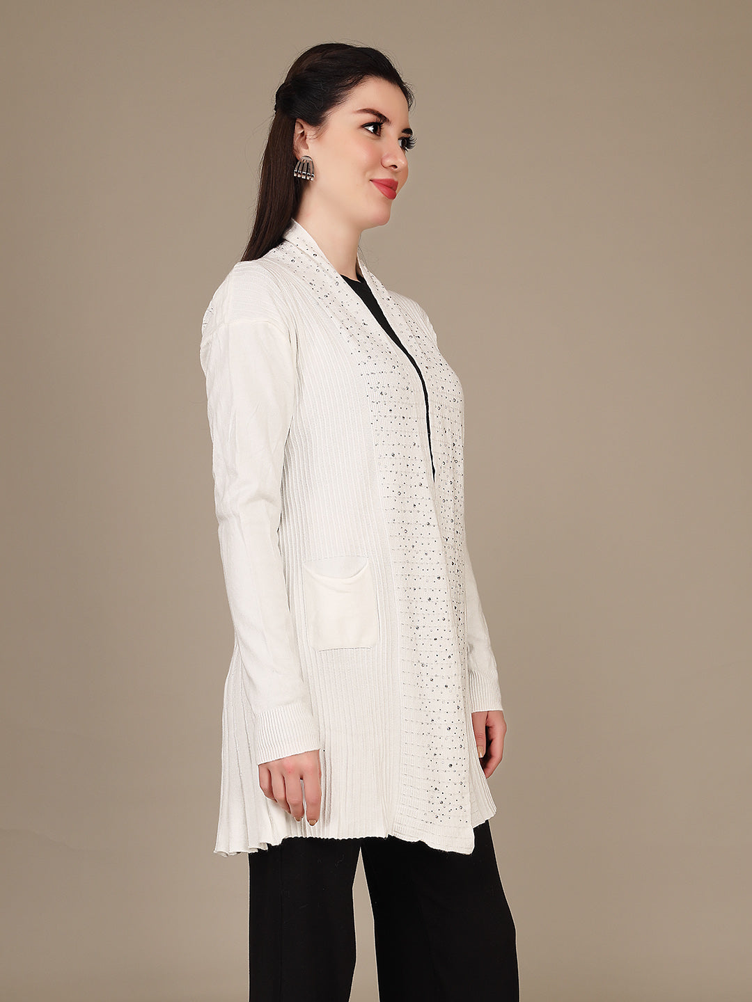 Elegant Drape Shrug