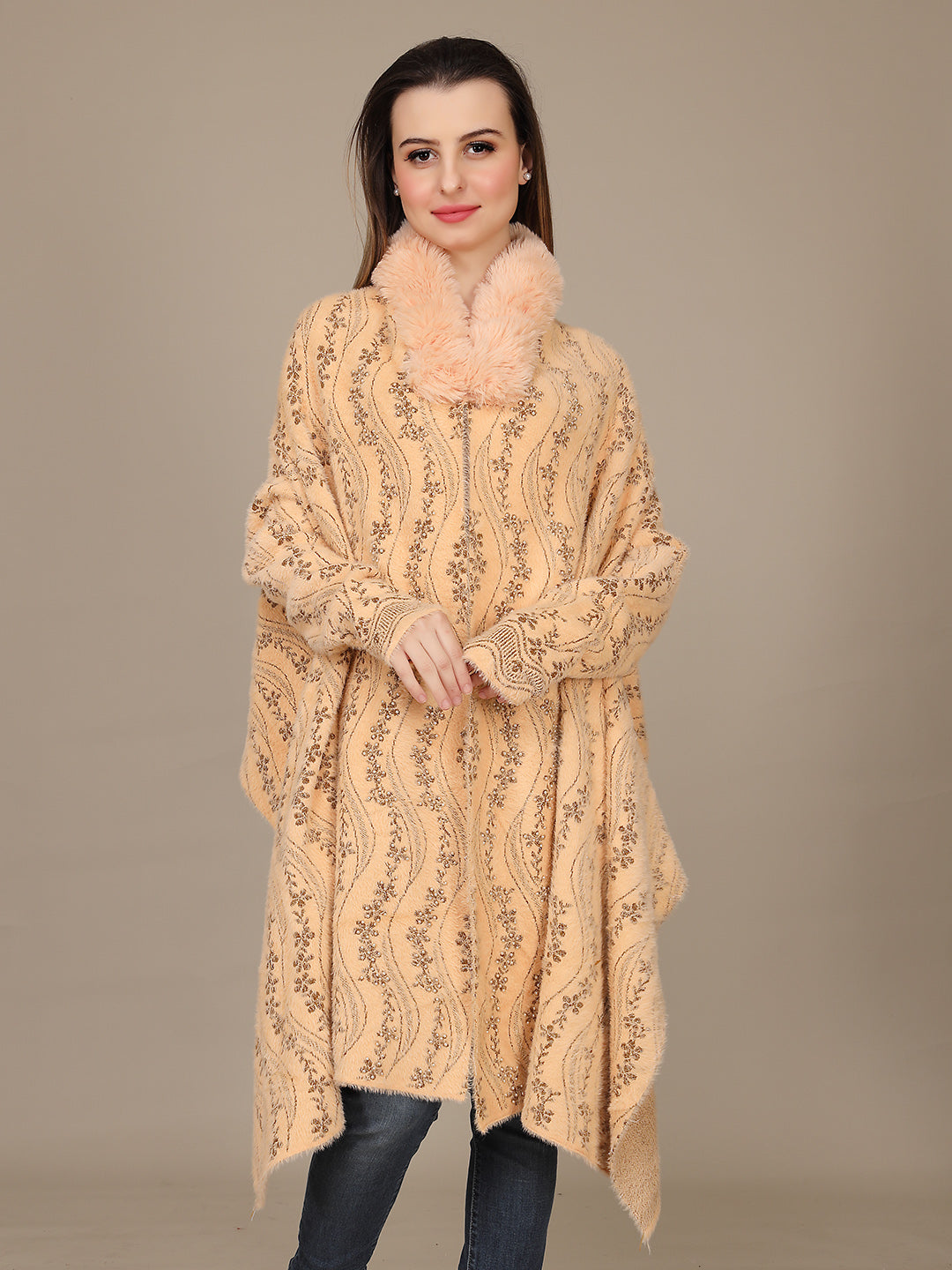Elegant Drape Shrug