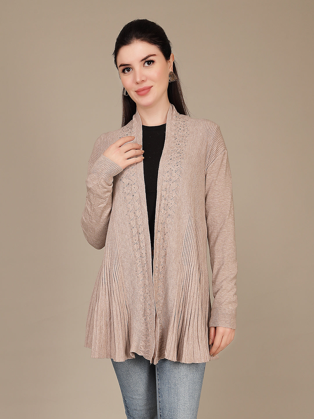 Elegant Drape Shrug