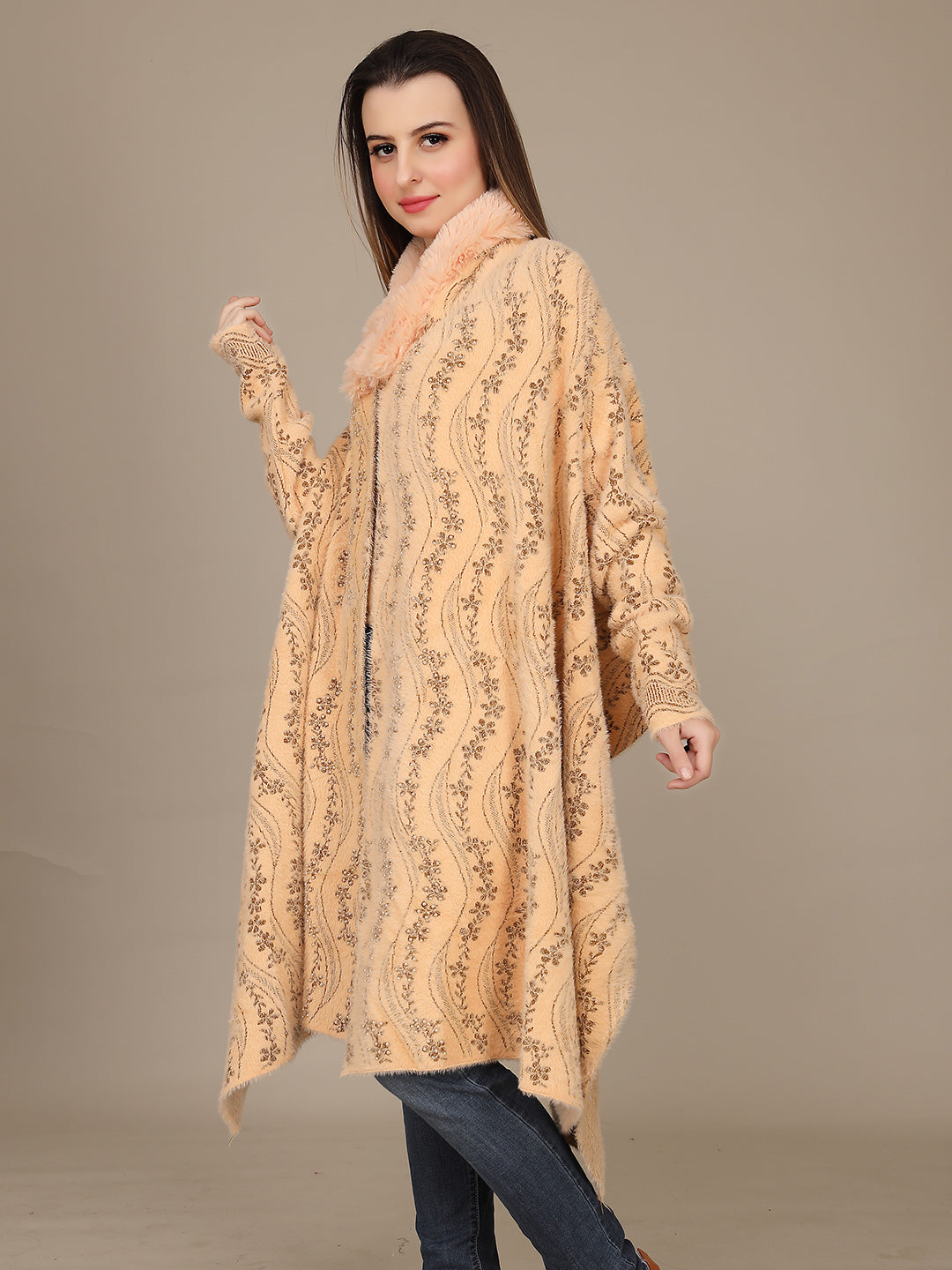 Elegant Drape Shrug