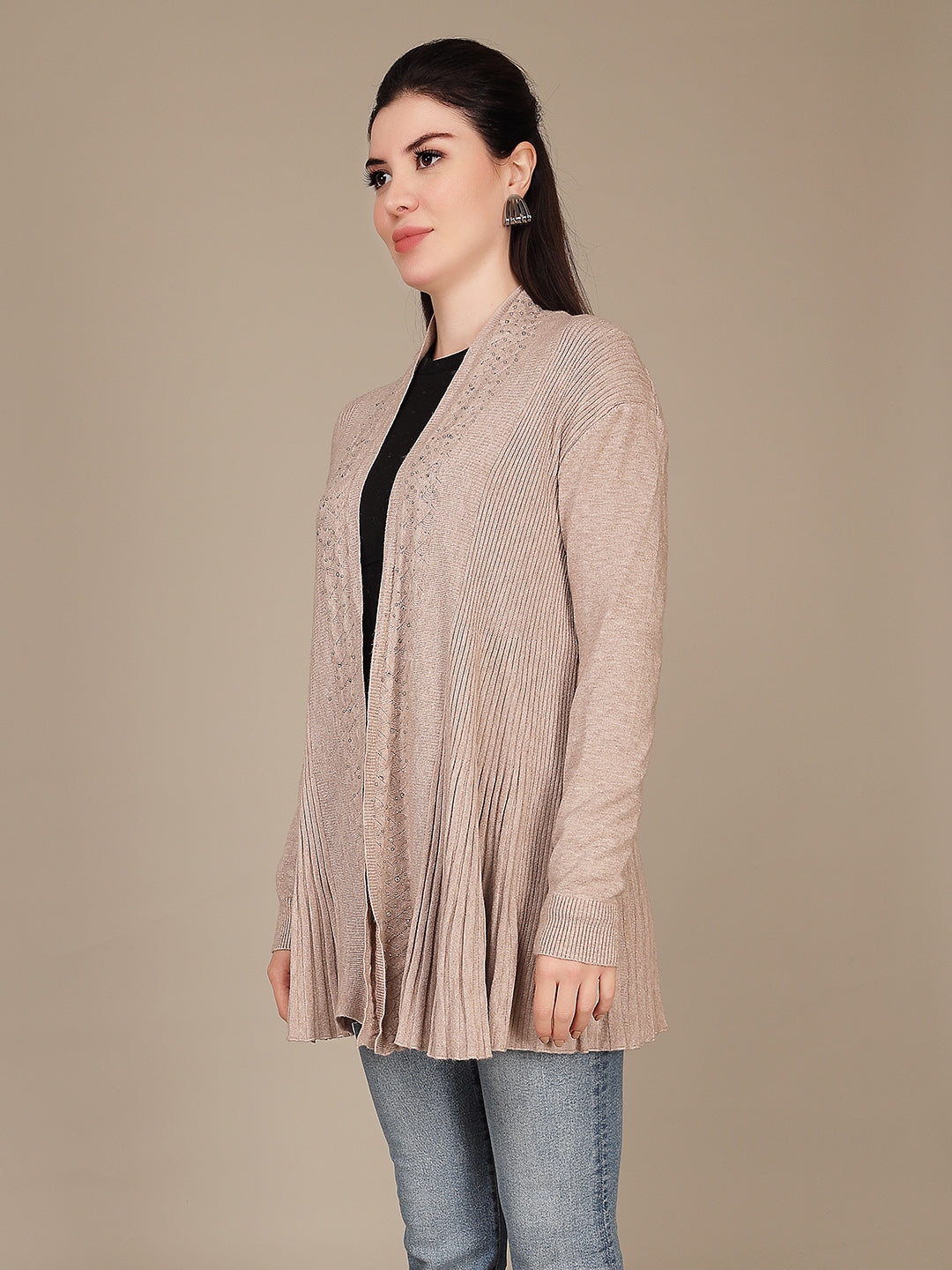 Elegant Drape Shrug