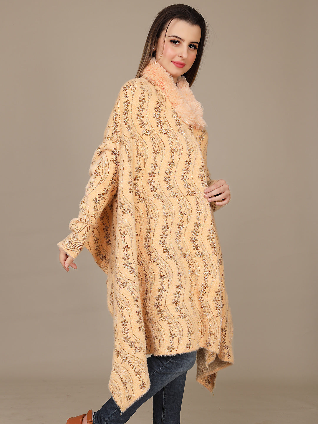 Elegant Drape Shrug