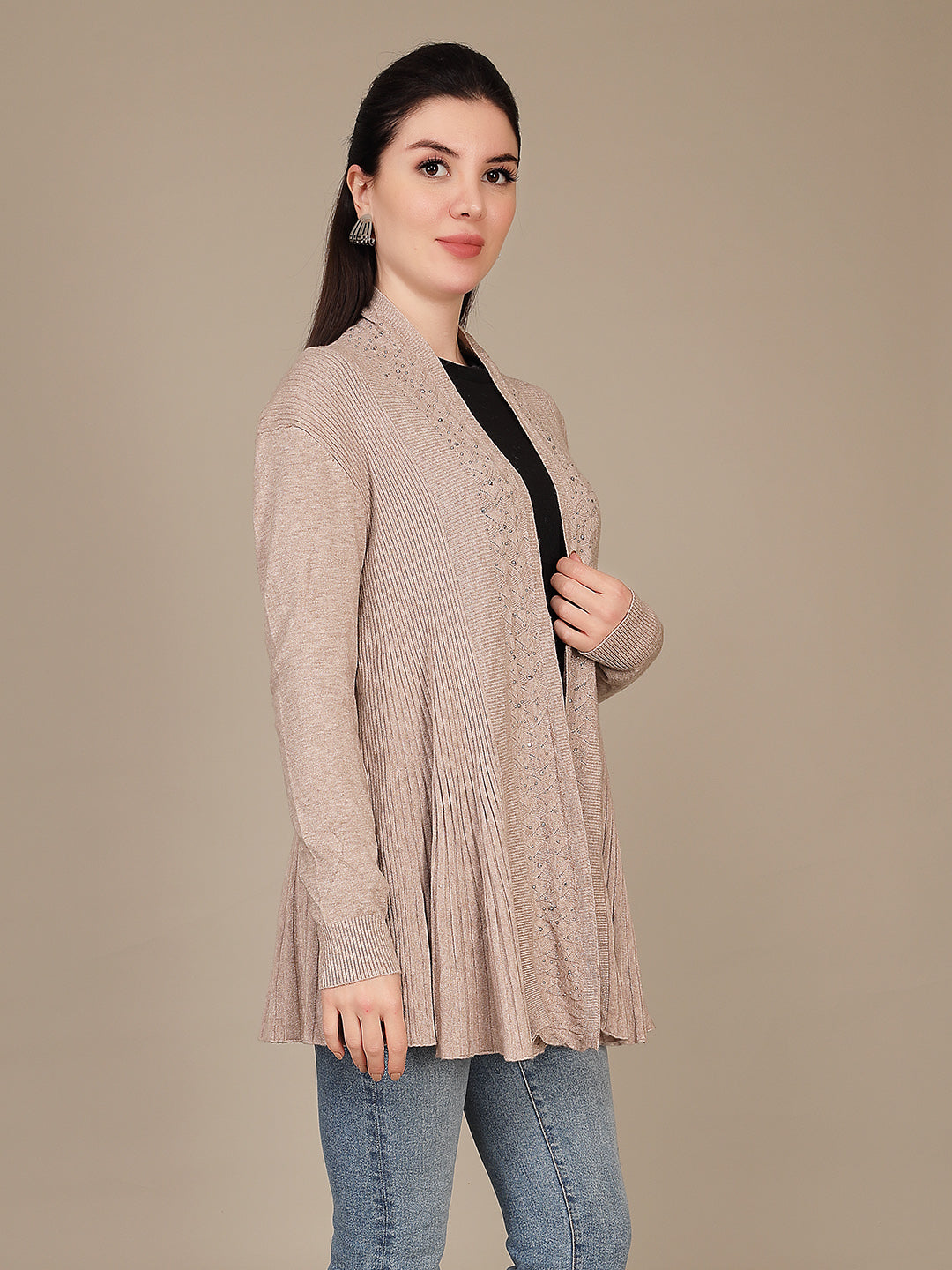 Elegant Drape Shrug