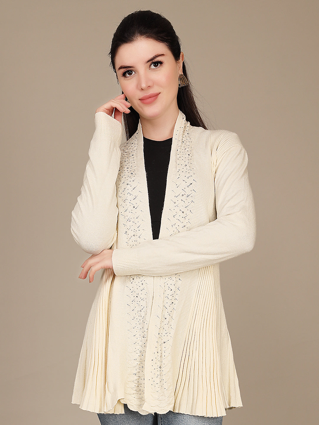 Elegant Drape Shrug