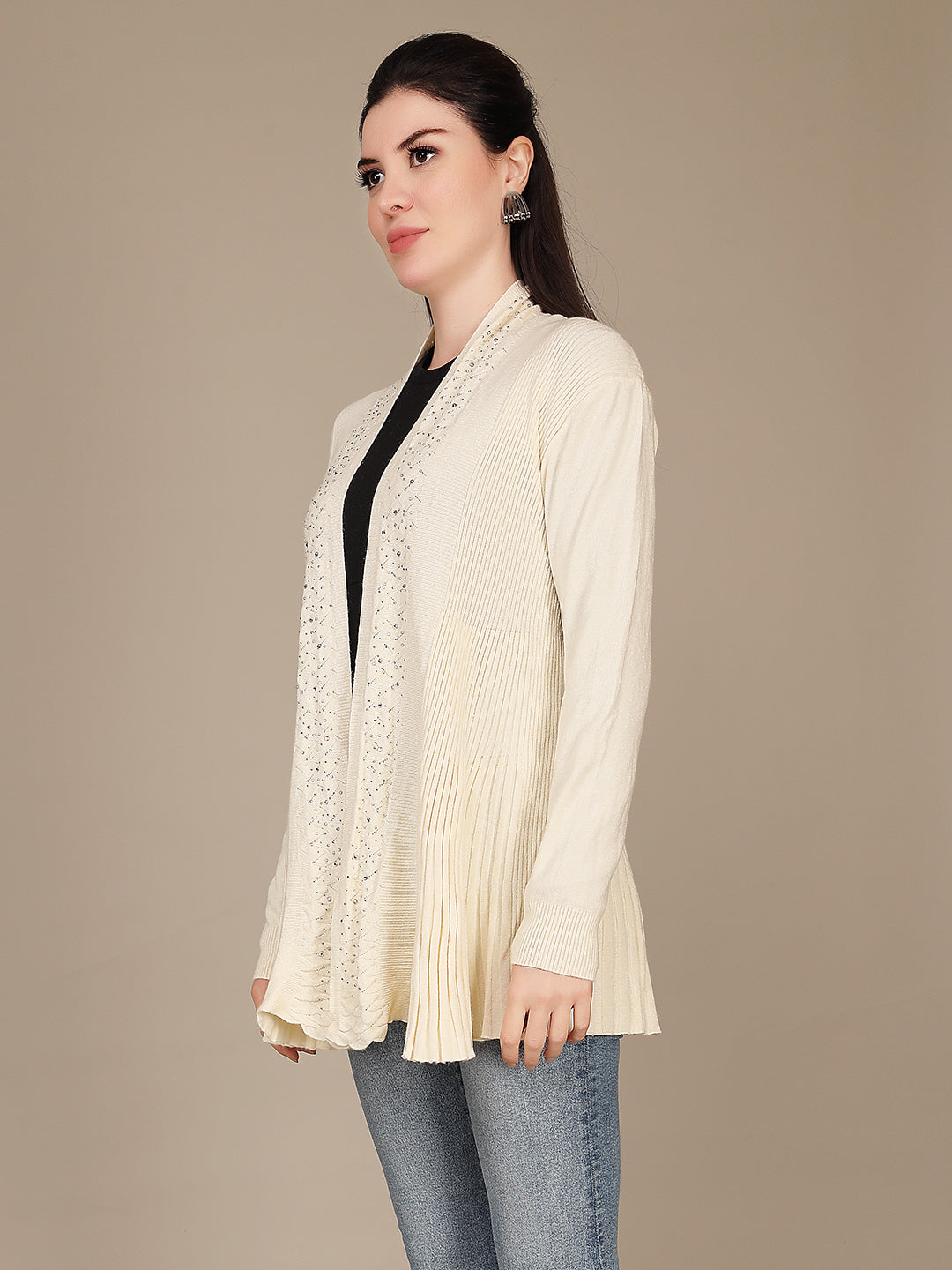 Elegant Drape Shrug