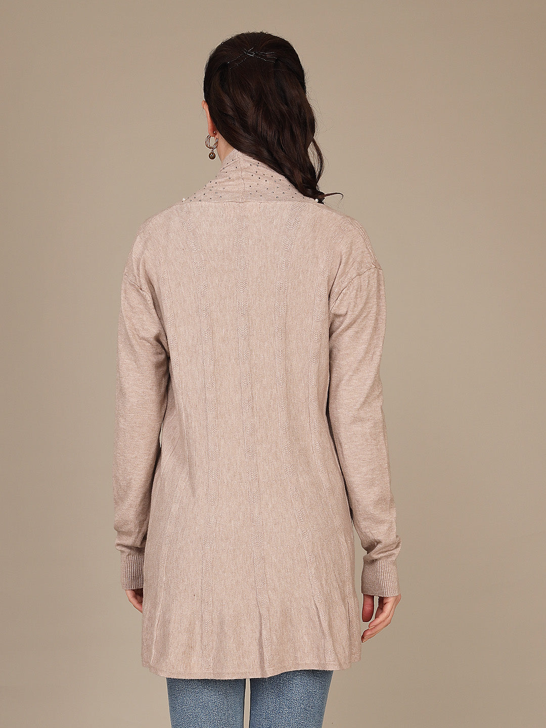 Elegant Drape Shrug