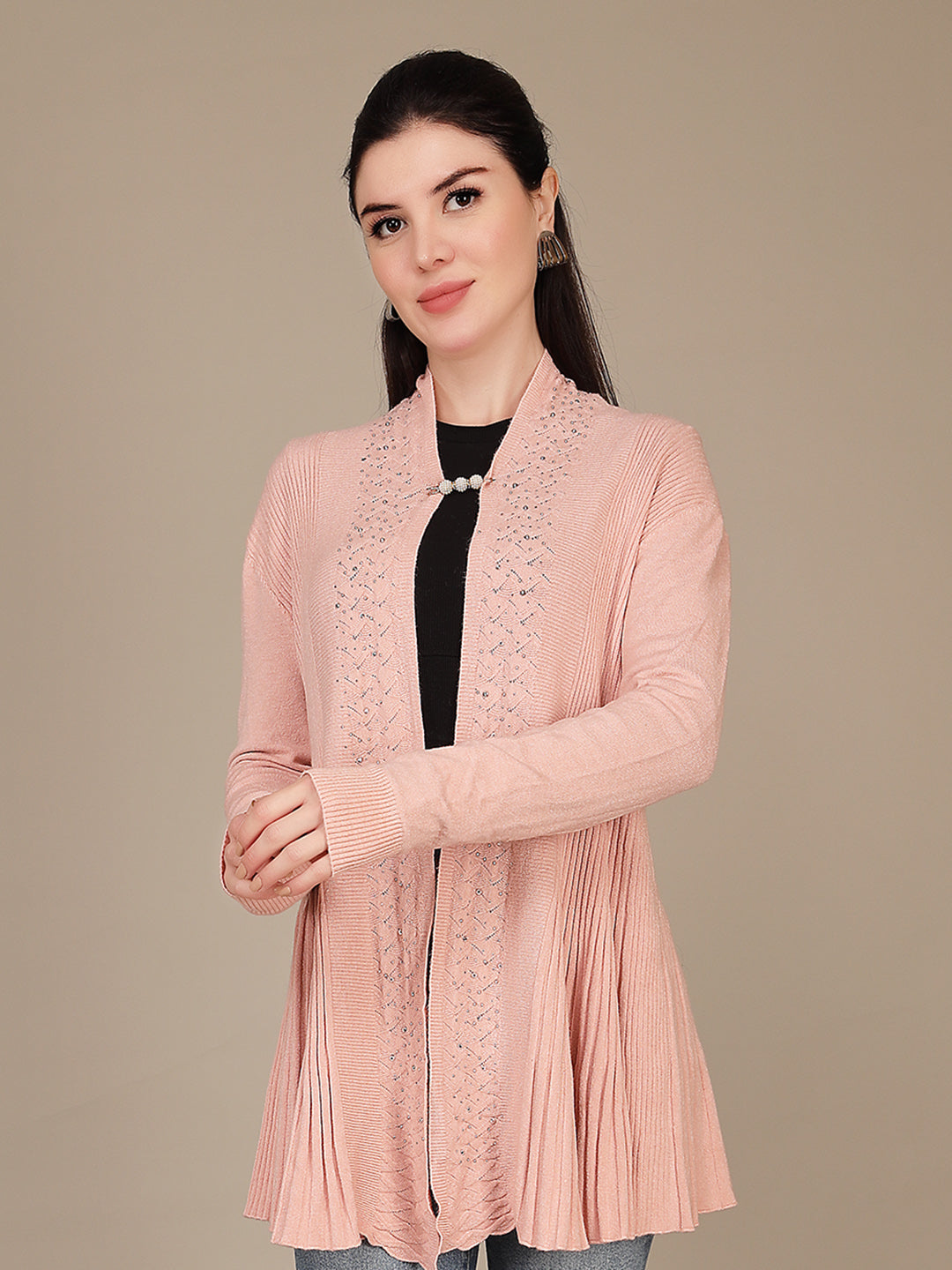 Elegant Drape Shrug