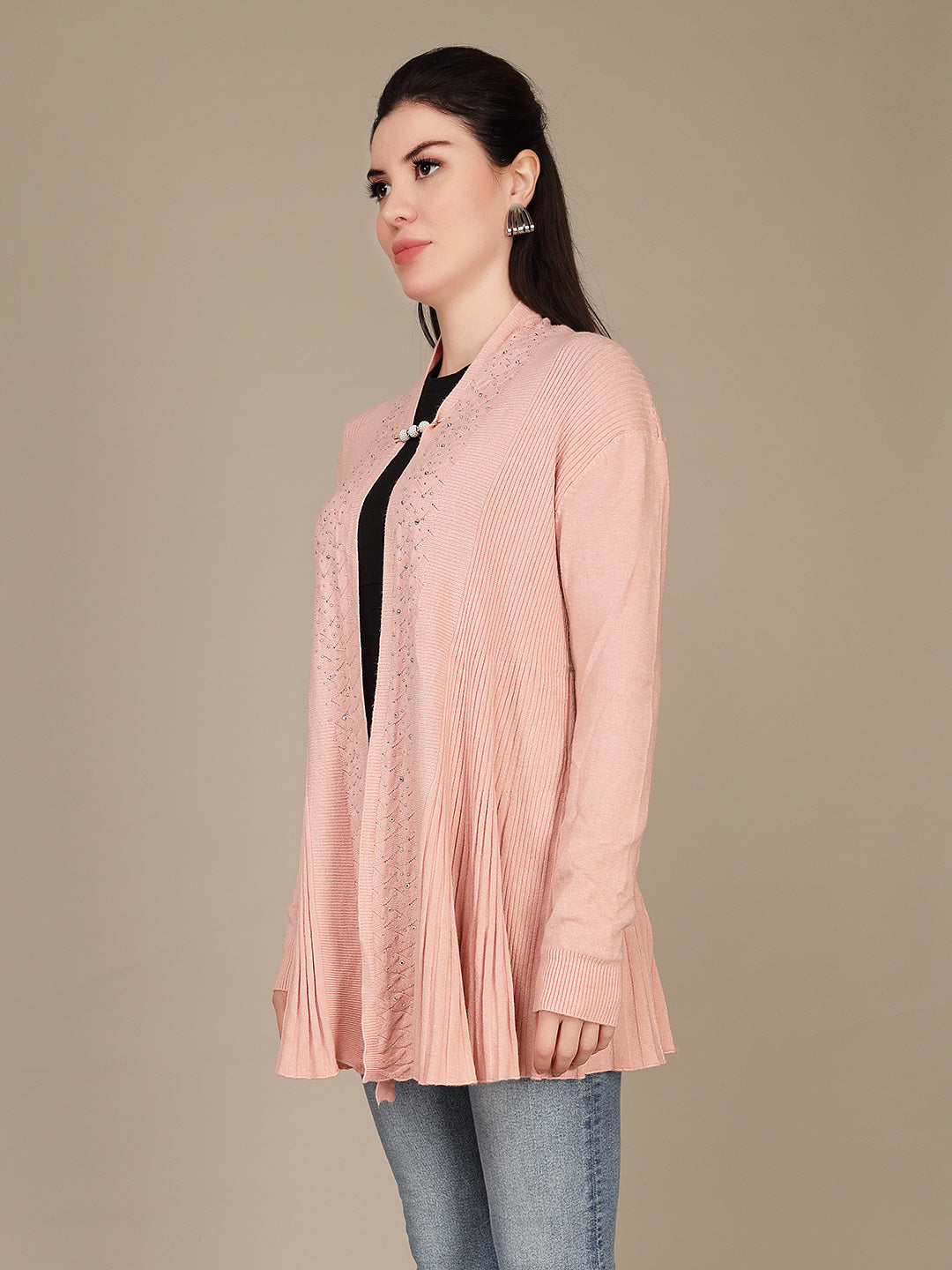 Elegant Drape Shrug
