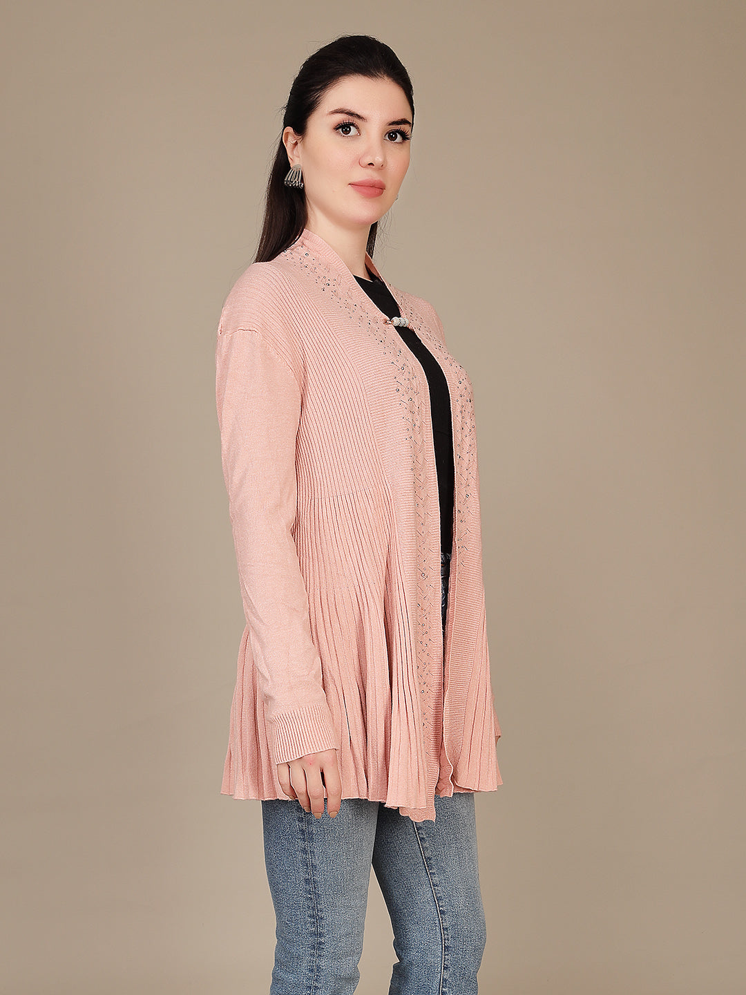 Elegant Drape Shrug