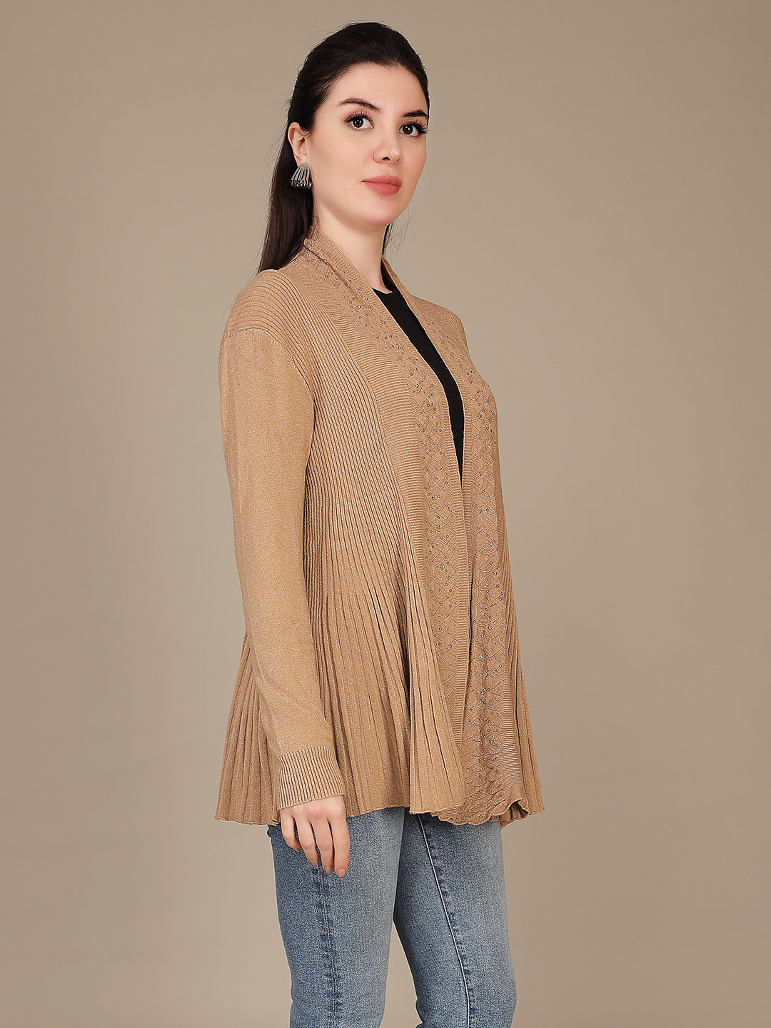 Elegant Drape Shrug