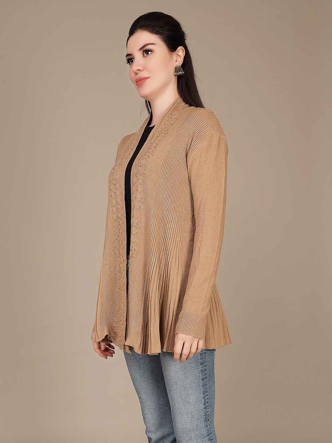 Elegant Drape Shrug