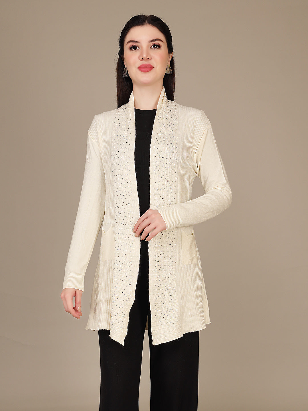 Elegant Drape Shrug