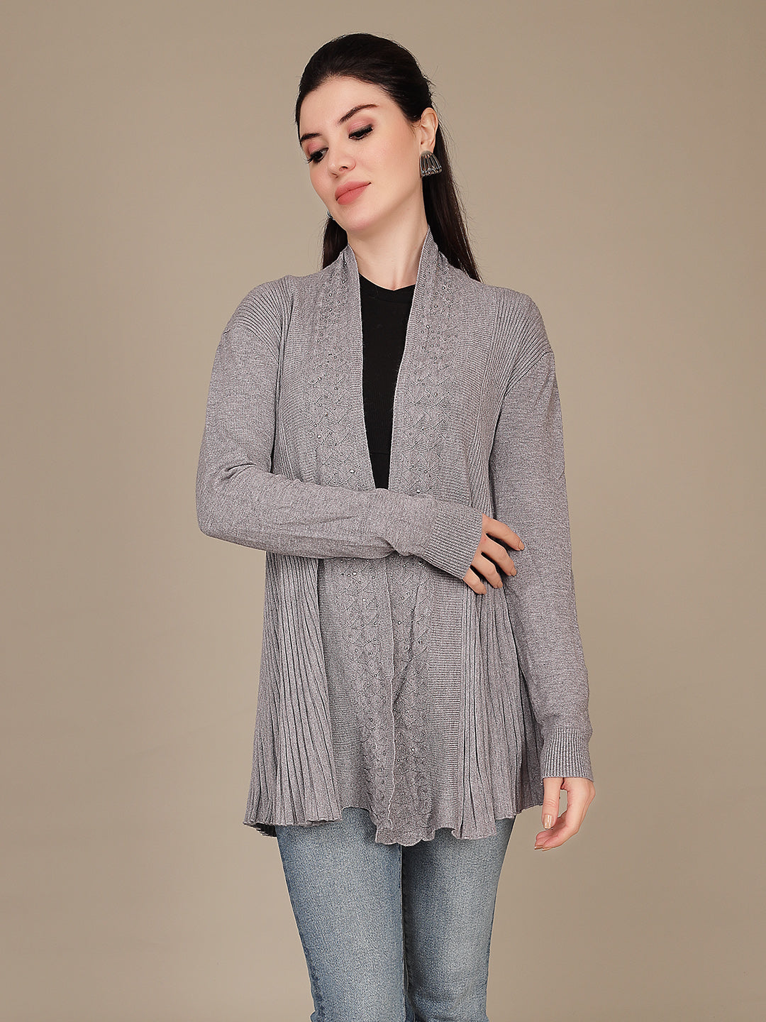 Elegant Drape Shrug
