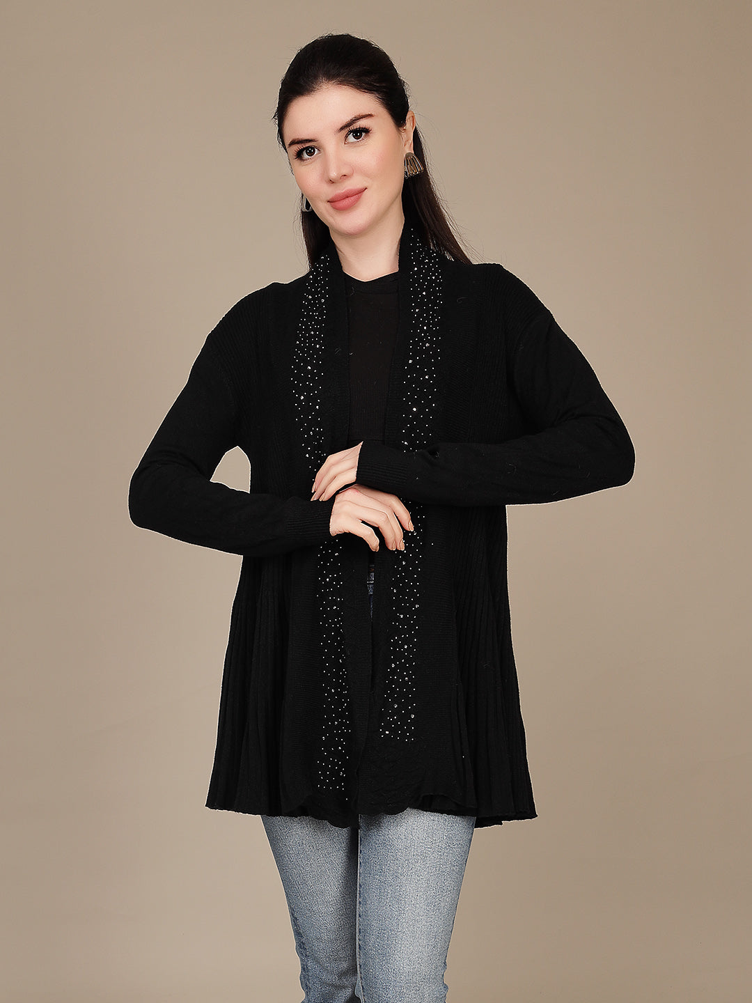 Elegant Drape Shrug