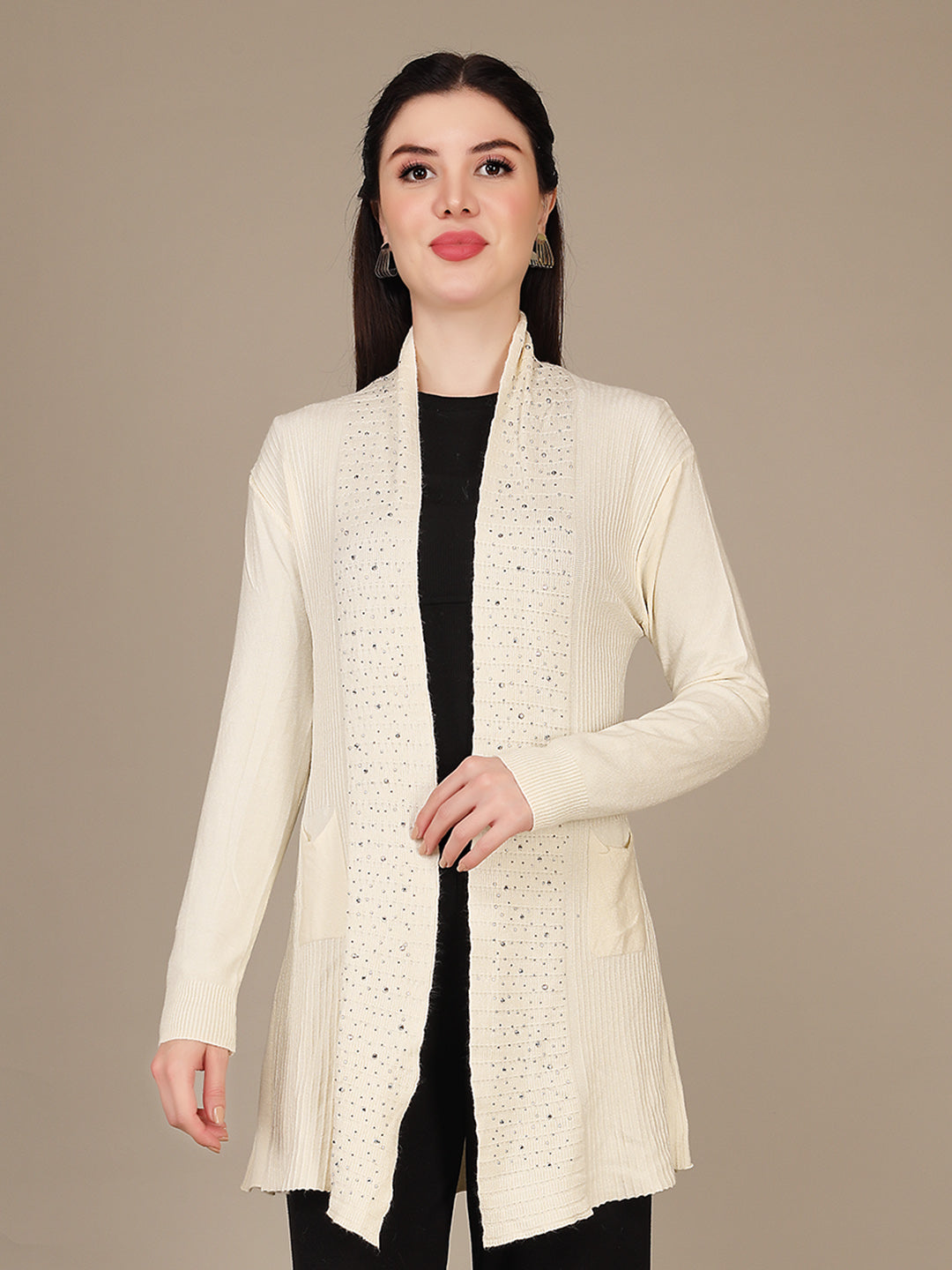 Elegant Drape Shrug