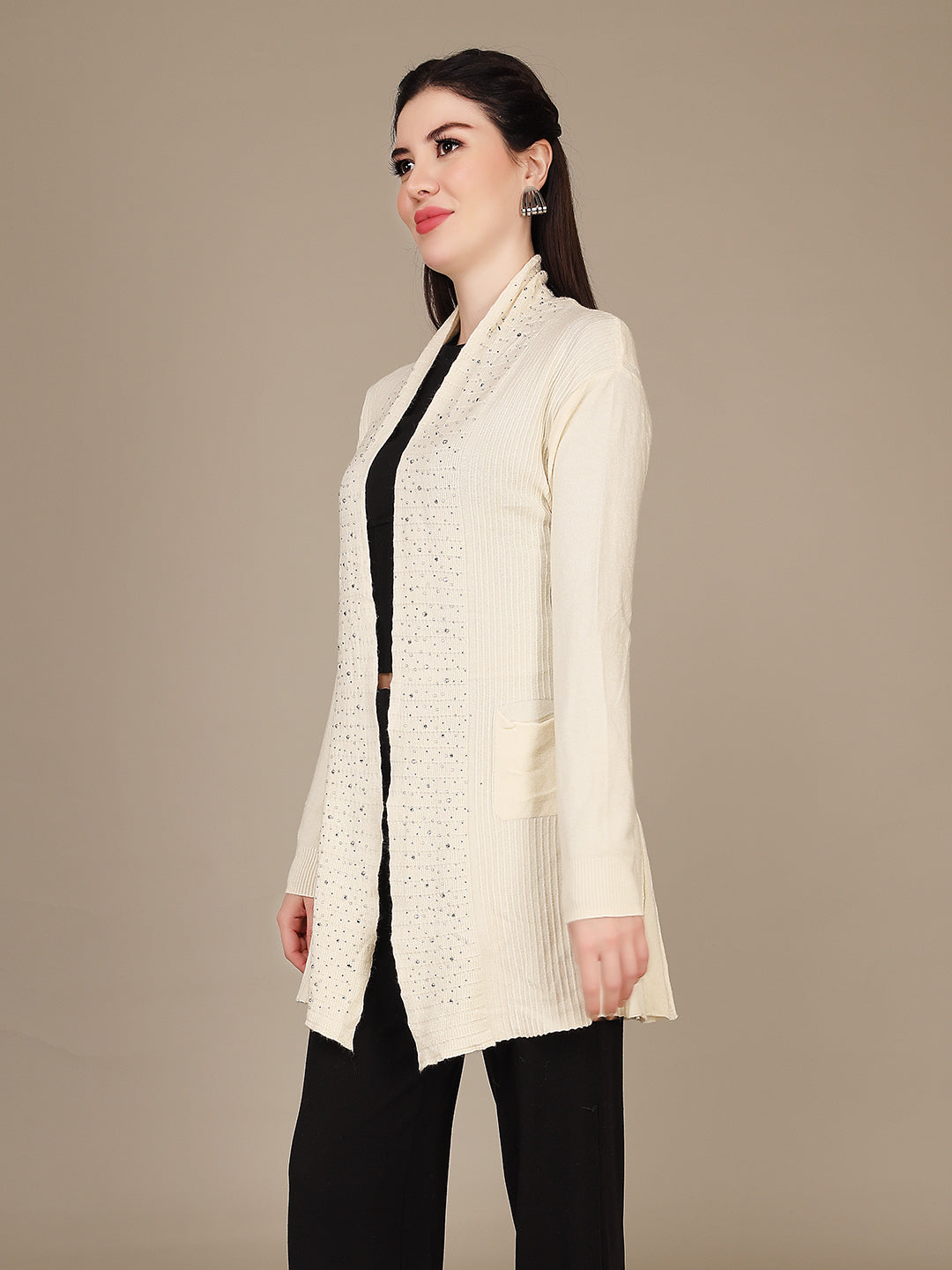 Elegant Drape Shrug
