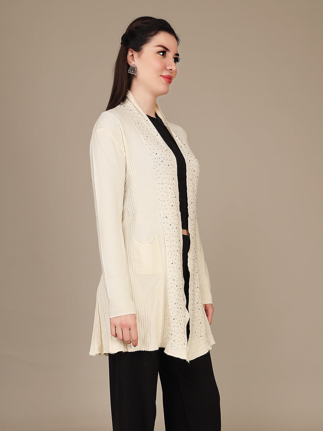 Elegant Drape Shrug