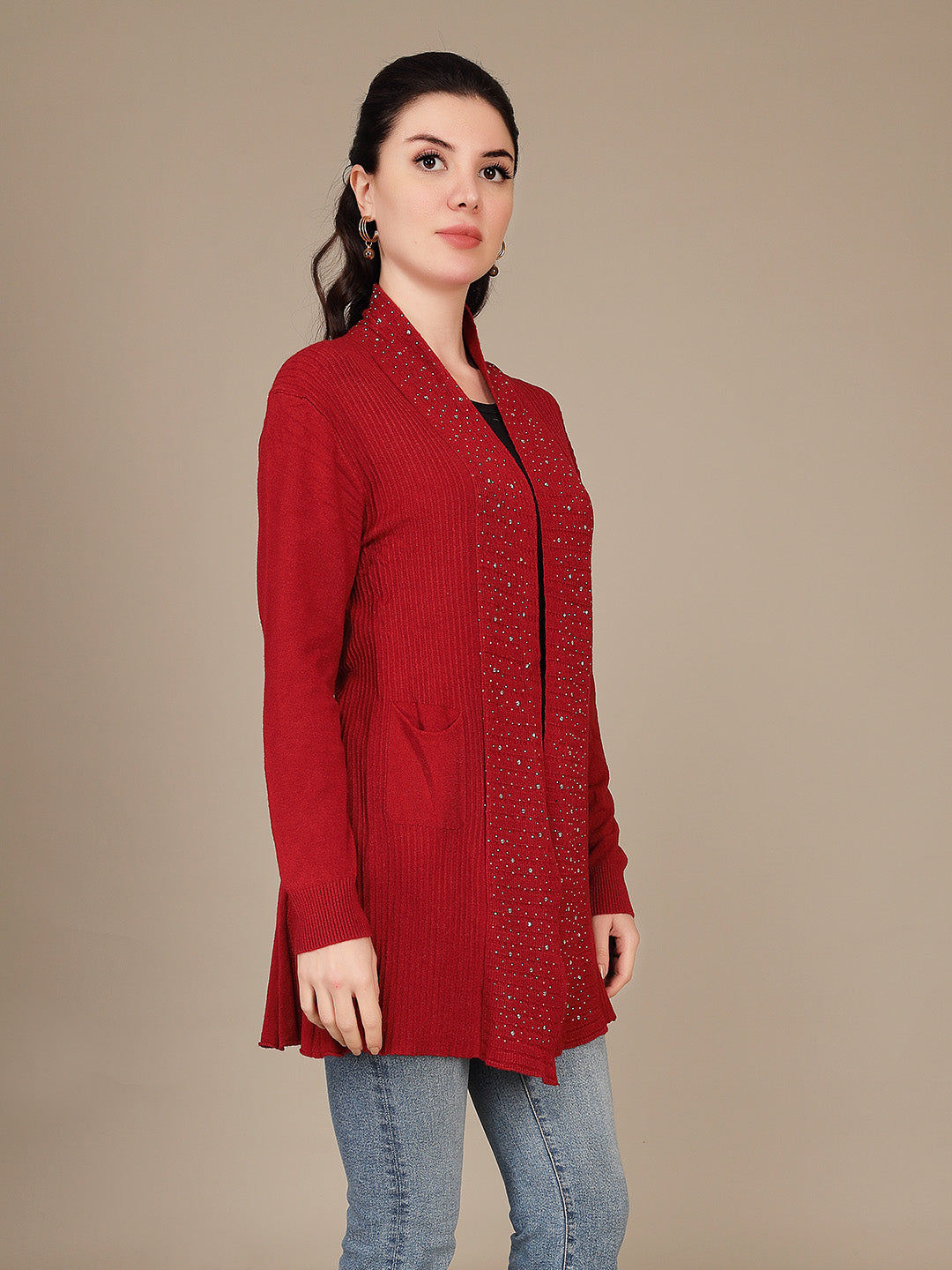 Elegant Drape Shrug
