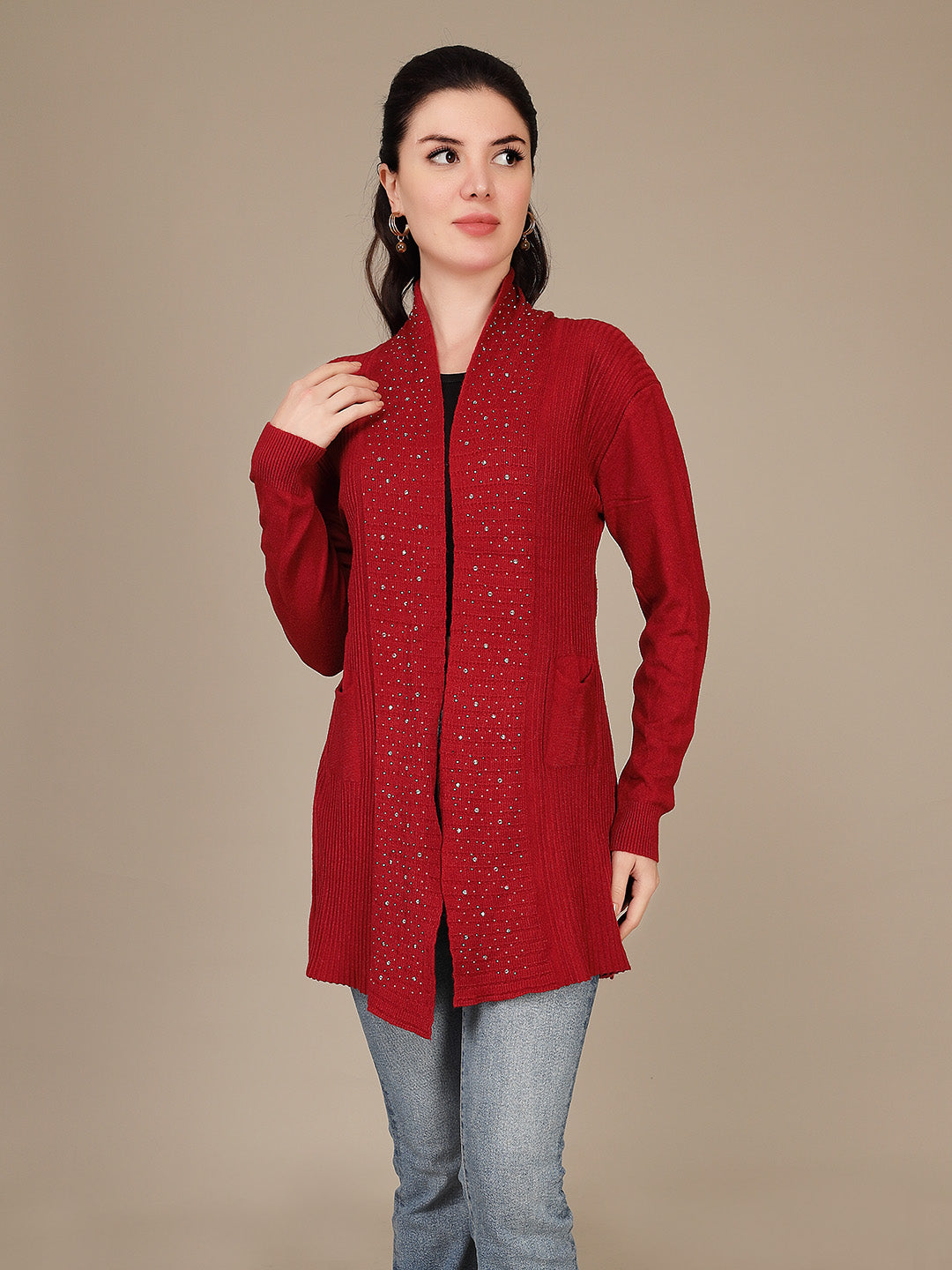 Elegant Drape Shrug