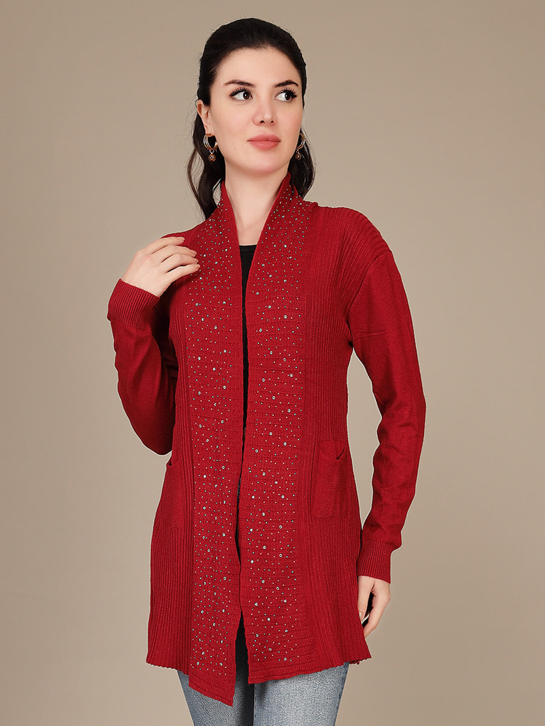 Elegant Drape Shrug