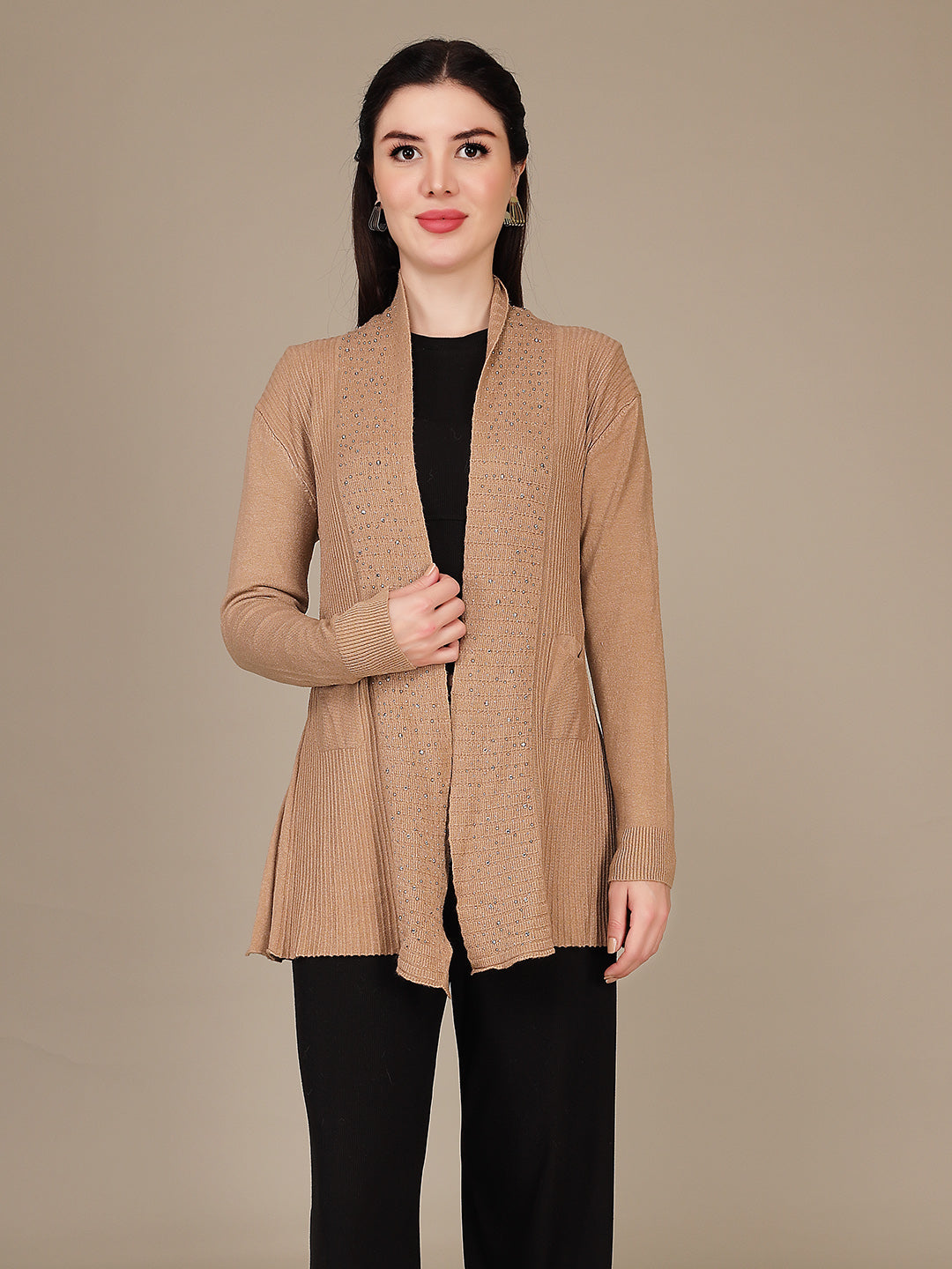 Elegant Drape Shrug